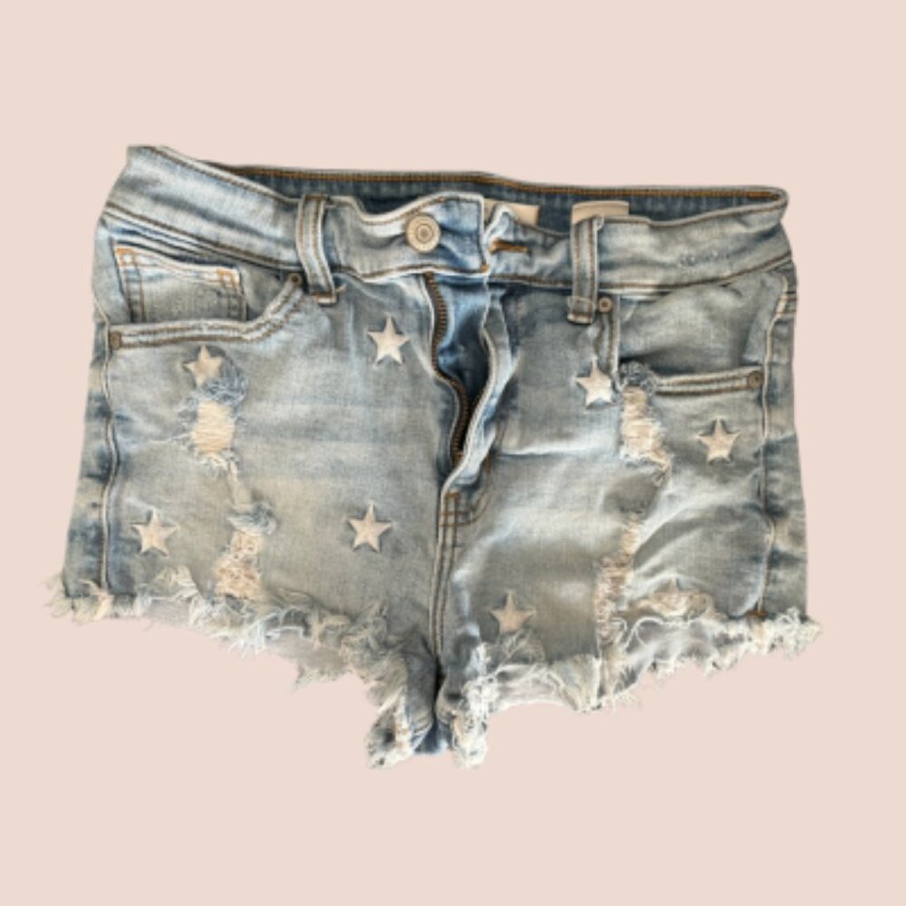 Eunina Star Jean Shorts